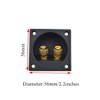 Hahiyo 56mm Diameter Square Speaker Box Terminal Cup Withstand Higher