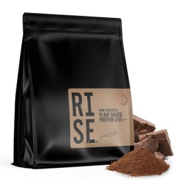 RISE311 Dark Chocolate Protein Powder for Women & Men, Easy to Digest, Smooth & Creamy Dark Chocolate Plant Based Protein Powder Supports Overall Well-Being, 15 Servings (30g per Serving)