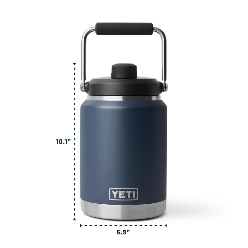 YETI Rambler Half Gallon Jug 2.0, Vacuum Insulated, Leakproof, Stainless
