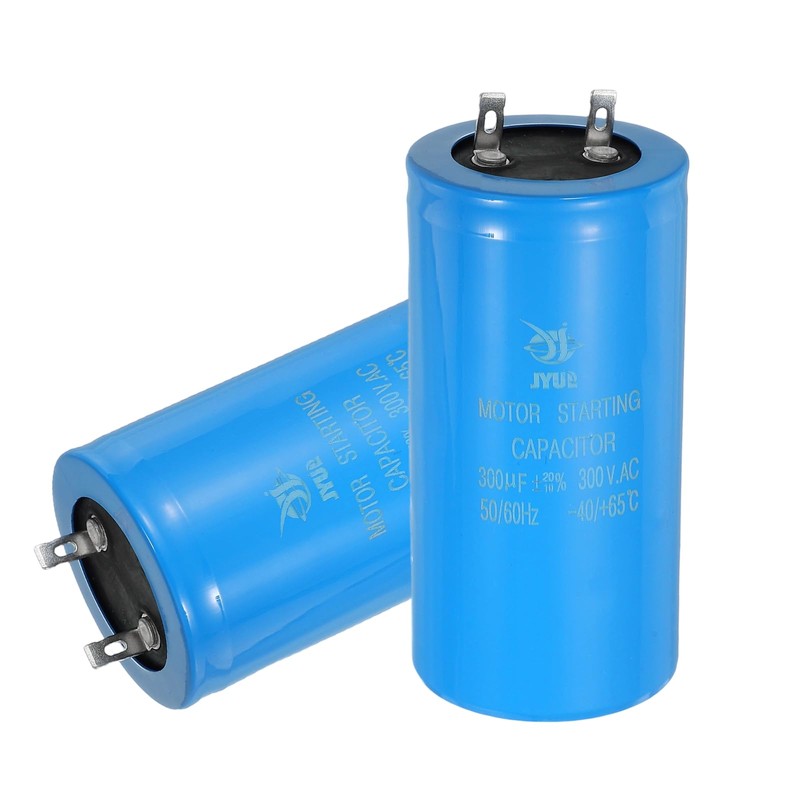 PATIKIL Motor Start Capacitor, 300uf 300V CD60 Running Capacitor for