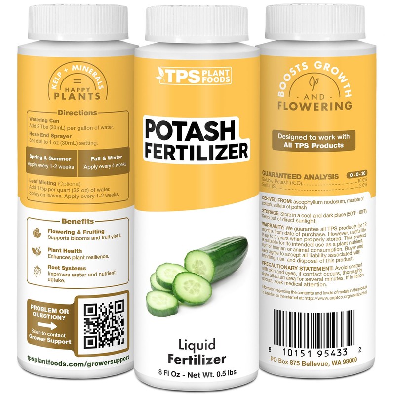 Potash Fertilizer – Liquid Potassium Supplement for More Blooms, Better