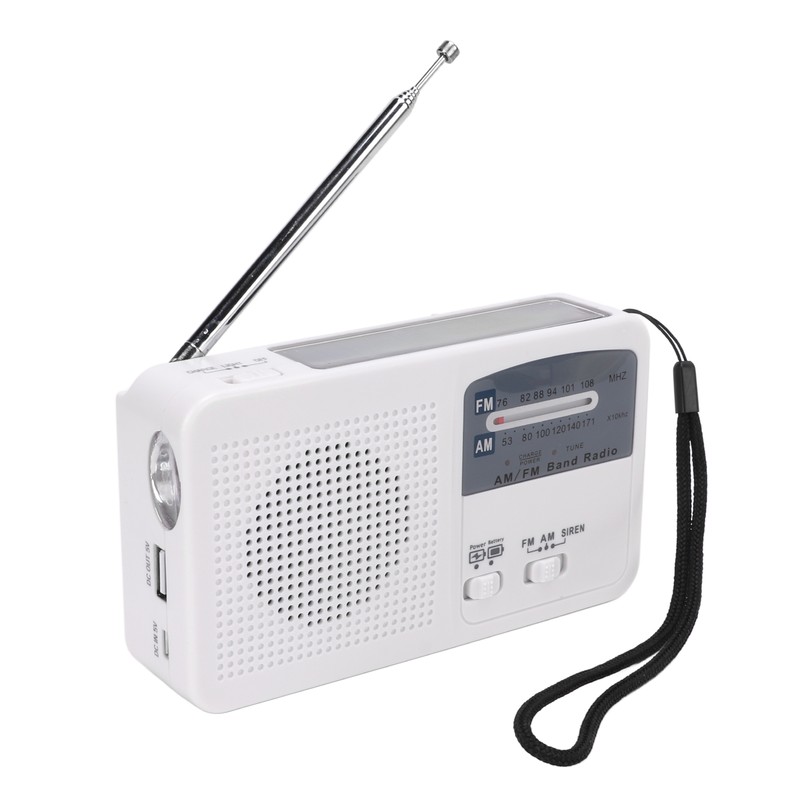 Solar Charging Emergency Radio Hand Crank Radio Multiband AM FM
