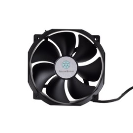 SilverStone SST-FHP141 v 2.0 - FHP Series 140 mm PWM Fan with Very Large Fan Blades for Extra High Air Pressure, Black