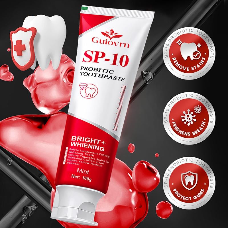 Guiovrn SP-8/SP-10 Toothpaste Oral Health Management, Fresh Breath - Specification: