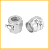 REPAIROCK 4pcs AN10 Hex Car Hose Finisher Clamp Adapter Fitting