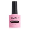 Aimeili Base Coat, UV LED Gel Nail Polish, 10 ml