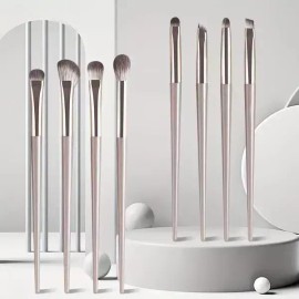 Sangsepaeji Hwa-gyeong 8피스 아이섀도 메이크업 세트 브러쉬 세트는 완벽한 아이 메이크업 정밀한 아이섀도 아이라이너 펜 컨투어 8-Piece Eyeshadow Makeup Brush Set for Perfect Eye Makeup with Precise Eyeshadow and Eyeliner Pen Contour [[1]black]