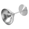 GRIRIW Stainless Steel Wine Goblet Metal Cocktail Cup for Parties