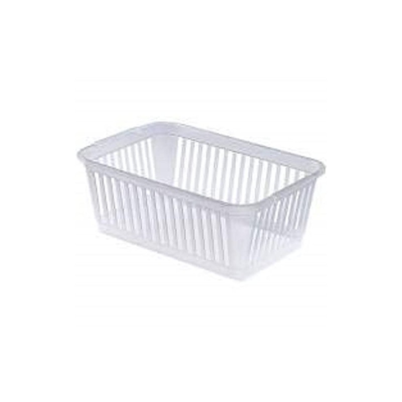Plastic Handy Basket Storage Basket Great for Bathrooms,Bedroom and Kitchen-37CM-(CLEAR)