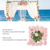 25pcs Artificial Roses Light Pink Fake Bulks Box for DIY