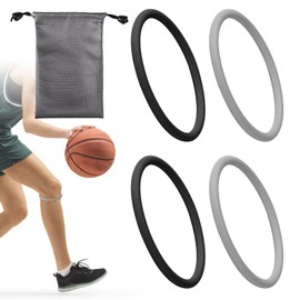 4pcs Patellar Tendon Support Straps, Silicone Knee Band Flexible Knee Patella Strap Patellar Tendon Knee Strap Brace Fixed Knee Stabilizer Rings for Running Basketball Sports Men Women