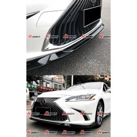 Unbranded Front Lip Splitter Gloss Black Painted For Lexus ES300h ES350 2018 2019 2020 25