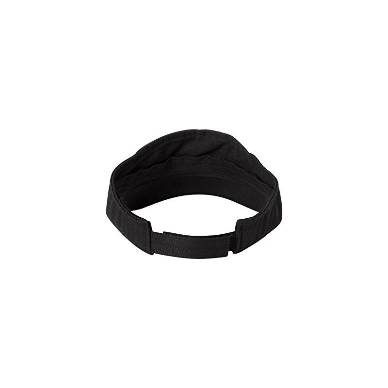 Go All Out One Size Black Visor Jesus Saves Embroidered