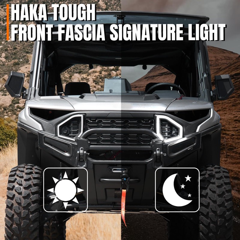 HAKA TOUGH Front Accent Light for 2024 Polaris Ranger XD