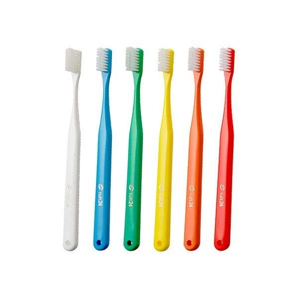 Oral Care Tuft 24 Toothbrushes without Cap x 10 (Medium)