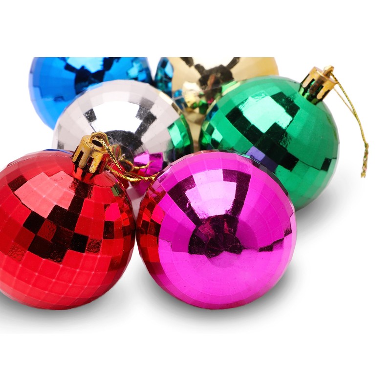 Christmas Concepts® Pack of 10-60mm (2.4") Christmas Tree Baubles -