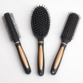 Soft Cushion Hair Brush for Drying, Curling, Root Volume, and Scalp Care LD-1352 Brush Comb/03.Flat Comb/ONESIZE 10ea
