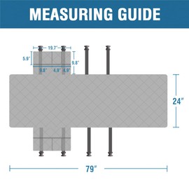 H.VERSAILTEX Water Resistant Accent Chair Cover Reversible Quilted Accent Chair Covers Without Arms Thick Soft Durable Accent Chair Cover with Anti-Slip Buckle Washable, Ivory/Beige