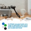 Dishmatic Scrubbee Stainless Steel Scourer Head Refills for Cleaning BBQ,