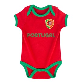 Soccer Baby Clothes #7 Portugal Infant Soocer Onesie for Boys Toddler Soccer Shirt for Girls (CNA-Pts,12-18M)