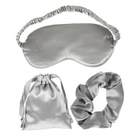 Baluue Sleep Mask Set Pillow Cases Eye Mask for Dry Eyes Eye Mask Reusable Skincare Masks Gel Night Mask White Sleep Mask Sleep Eye Mask Clear Eye Mask for Sleeping Pillowcase Silk