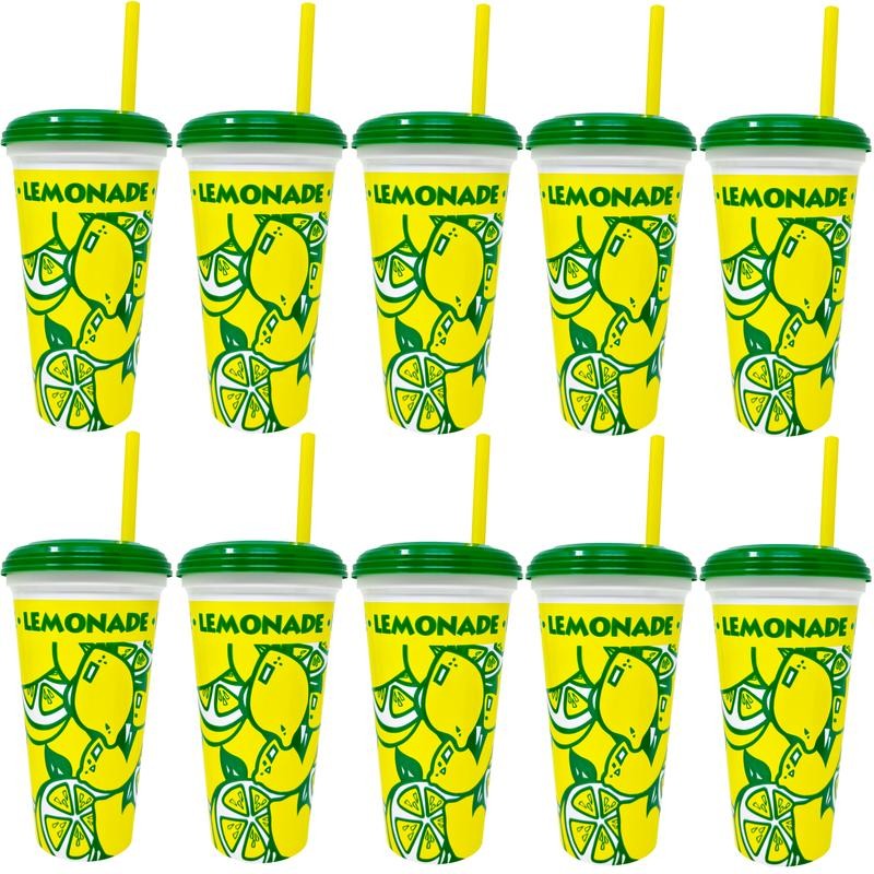 10 Made in America 16-32oz Reusable Lemonade Souvenir Cups with