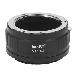 Haoge Manual Lens Mount Adapter for Contax/Yashica C/Y CY Mount Lens to Nikon Z-Mount Cameras (Z6, Z7, etc.)