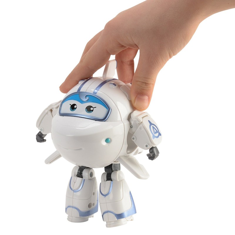 Super Wings 5 Inch Transformable Toys Astra, Transforming from Jet