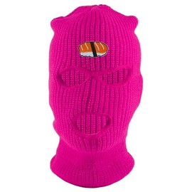 Gravity Threads Sushi Roll 3-Hole Ski Mask - Hot Pink