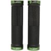 Clarks Vice Lock-On Handlebar Grip Black with Green Anodised End