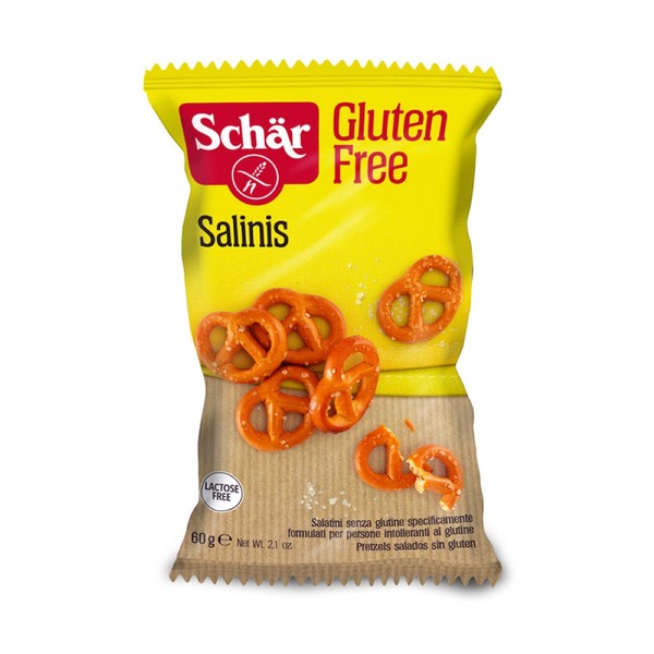 Schar Salinis Snacks - Gluten Free Pretzels 60g, 60g