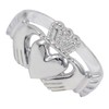 Sterling Silver Mens Heavy Claddagh Ring Size P - Z3
