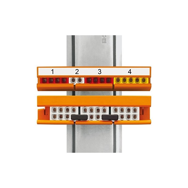 Wago Mounting Adapter 2273-500 (Pack of 10) Orange