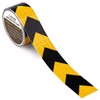 AISEY Reflective Safety Tape (Gold Yellow/Black, 2" x30ft)