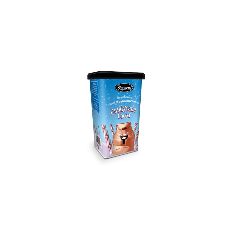 Stephen's Gourmet Hot Cocoa, Candycane Cocoa Milk, 14 OZ (Pack