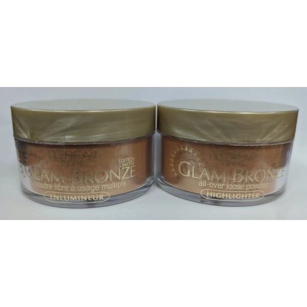L'Oréal LOT OF 2 - LOREAL GLAM BRONZE ALL-OVER LOOSE