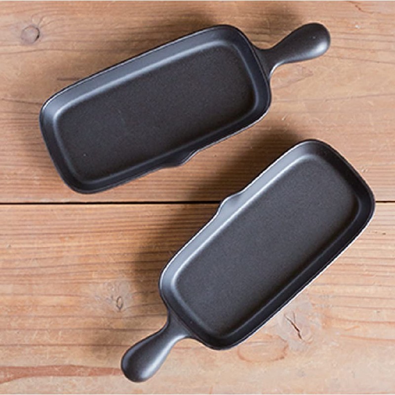 Banko Ware Grill Plate (Half with Heat Resistant Hand)