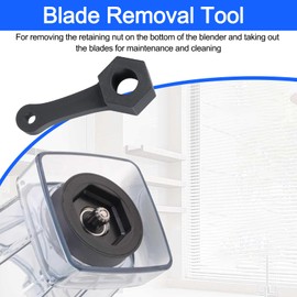 Blender Blade Removal Tool for Vitamix Ascent Blender Series, Blade Removal Replacement Accessories (Black)