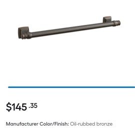 Kohler GRAND 24" GRAB  BAR 300 + LB WEIGHT CAPACITY OIL-RUBBED BRONZE BRAND NEW PACKAGE