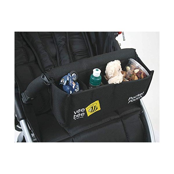 Valco Baby Universal Pocket Pouch Snack Tray, Black