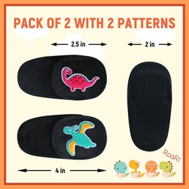 Astropic 2Pcs Eye Patches for Kids | Boys Dinosaur Eye Patch for Glasses | Medical Eye Patches for Children with Lazy Eye | Amblyopia Eye Patch for Toddlers (Right Eye)