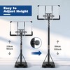 Basketball Hoop Outdoor 6.7ft-10ft Adjustable with 44 inch Backboard Portable