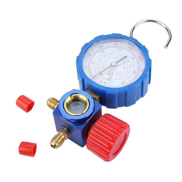 Gauge, Air Condition Manifold Gauge, Wal Front Air Manifold Air Conditioner for Home