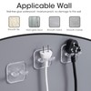 Bowcig 4 Pcs Razor Holder for Shower Self Adhesive Waterproof