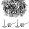 100 Pcs Extra Long Push Pins, Silver Heavy Duty Thumb