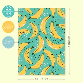 S&O Fun Fruit Notepad Theme Set with 12 Unique Designs - Brightly Colored 3.5x5" Mini Notebooks That Fit Anywhere - Durable Pocket Notebook Pack - Notebooks & Writing Pads - Notebooks Bulk