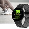 W8S Ultra Thin Round Screen TPU Strap Heart Rate Blood