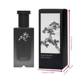 50ml Woody Floral Perfume, Long Lasting Light Fragrance Perfume, Niche High-end Gift for Women & Men, Elegant Perfume Mist - Scent: Spring Mumble Among Pines, Volume: 50ml