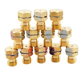 GRLP4 LP Gas Conversion Kit For Frigidaire Kenmore Electrolux Range/Cooktop/Stove Replacement Part, AP5608114 Replaces 318565427, 2319698 etc.12 PCS, Brass