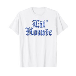 LIL HOMIE Shirt Bandana Lowrider Chicano Cholo West Coast T-Shirt